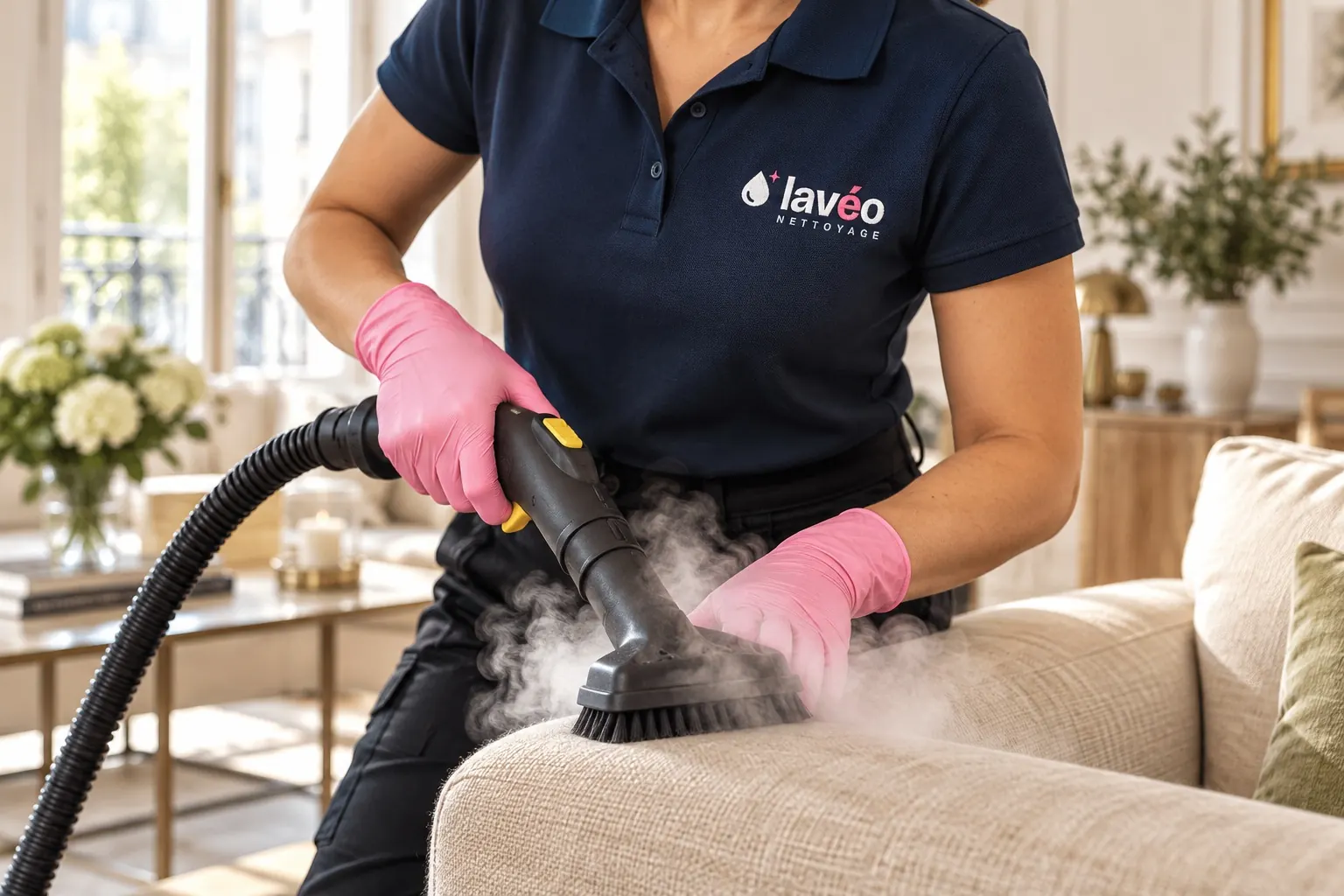 Le nettoyeur vapeur Lavéo Nettoyage